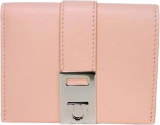 Ferragamo Pre-owned Wallets, female, Pink, Size: ONE SIZE Pre-owned Wallet