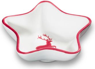 Gmundner Keramik Gmundner Keramik - Gmundner Cer&aacute;mica Bordeauxr. Ciervo, Cuenco Estrella (l 14cm)