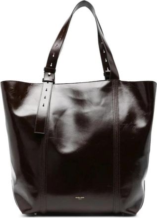 Golden Goose Stijlvolle Grote Tote Tas - Dames - Shoppers - Bruin - ONE Size - Leer - Tassen