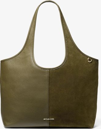 Michael Kors Henly Large Leather and Suede Tote Bag
