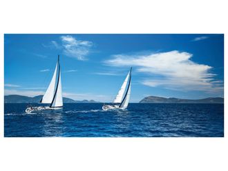 Schubiger M&ouml;bel Digitaldruck auf Acrylglas Segelschiffe