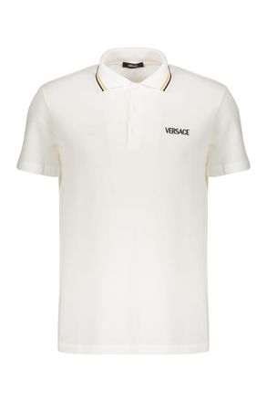 Versace Short Sleeve Cotton Polo Shirt