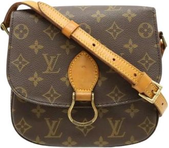 Louis Vuitton Pre-owned Cross Body Bags, female, Brown, Size: ONE SIZE Pre-owned Vintage Canvas Cross Body Bag