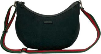 Gucci Pre-owned Cross Body Bags, female, Black, Size: ONE SIZE Pre-owned Vintage Pochette Shoulder Bag