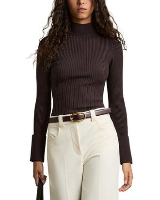 Reiss Vienne Mock Neck Top