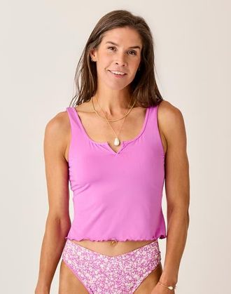Carve Designs Vida Notchneck Tankini in Violet at Nordstrom, Size Xx-Large