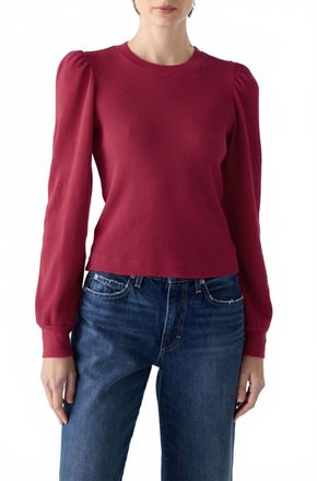 Amo Girly Thermal Shirt In Pinot