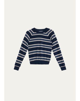 SPRWMN Striped Raglan Cashmere Sweater