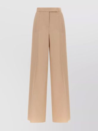 Max Mara virgin wool ninfa wide-leg trousers