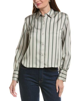 Rag & Bone Andre Satin Stripe Shirt