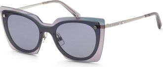 Swarovski Womens Shiny Palladium 99mm Sunglasses