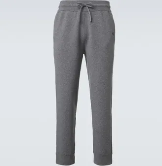 Burberry Cashmere-blend straight sweatpants