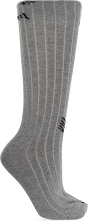 Marni Socks, female, Gray, Size: S Socks with logo