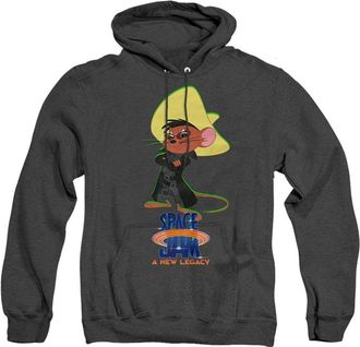 Gildan Space Jam 2 Speedy Matrix Adult Heather Hoodie / Hooded Sweatshirt