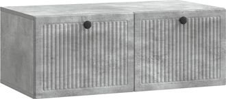 vidaXL Mueble Para Tv De Pared Gris Hormig&oacute;n 78,5 X 41 X 30 Cm Vidaxl