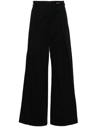 Maison Margiela Pantaloni a gamba ampia - Nero
