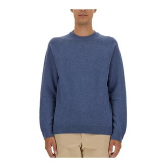 Paul Smith Trui met ronde hals - Heren - Truien - Blauw - Maat: XL Wol