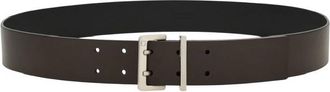 Ferragamo Engraved Logo Leather Belt, Size 85 cm