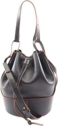 Loewe Pre-owned Bucket Bags, female, Black, Size: ONE SIZE Pre-owned Bucket Bag