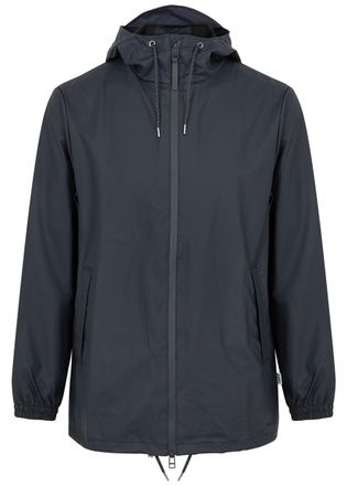 Rains Storm Breaker Waterproof Raincoat - Navy - S