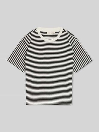 Tom Tailor Denim Boxy Fit T-Shirt aus reiner Baumwolle in Black, Gr&ouml;&szlig;e XS