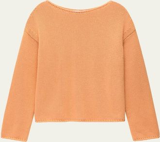 Another Tomorrow Draped Knit Sweater