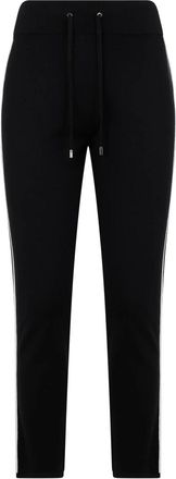 Moorer Cleide High-waisted Knitted Trousers - female - Moorer - Sweatpants - Black - XS - Trousers