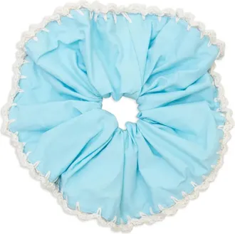 Isolda Folclore crochet-trim hair accessory - women - Fabric - One Size - Blue