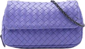 Bottega Veneta Borsa a tracolla Pre-owned in tessuto - - Pre-owned - Donna - Viola - ONE SIZE