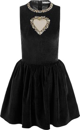 Alice & Olivia Abito corto Ella con cuore - Nero