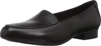 Clarks Womens Juliet Lora Loafer, Black Leather, 5.5 UK