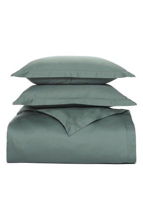 Boll & Branch Signature Hemmed Duvet Set in Meadow at Nordstrom, Size King