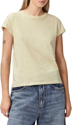 AllSaints Anna Cotton T-Shirt in Haze Green at Nordstrom, Size X-Small