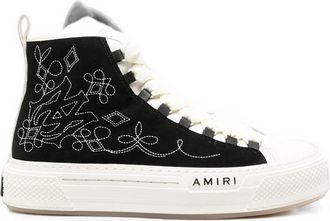 Amiri Western MA Court Hi Sneakers