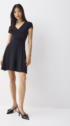 Twik Womens Tie-back crossover dress