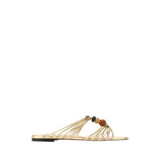 Jimmy Choo London Lova Mule Flat - - Shoes - Donna - Giallo - 38 EU