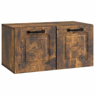 vidaXL Mueble Para Tv De Pared Roble Ahumado 59,5 X 31 X 30 Cm Vidaxl