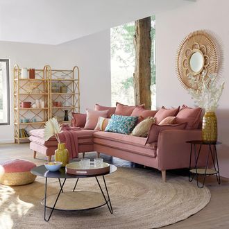 La Redoute Interieurs 4er-Set Schalen Gogain mit Craquel&eacute;-Glasur - Blau;Gr&uuml;n;Rosa;Beige - LA REDOUTE INTERIEURS