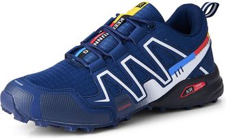 Generic Men Shoes, Mens Walking Shoes Outdoor Hiking Sandals Anti Slip Strappy Footwear with Breathable Hiking Ready Design Blue