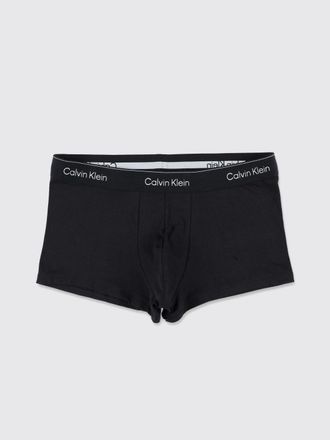 Calvin Klein Set di due boxer in cotone stretch con vita logata