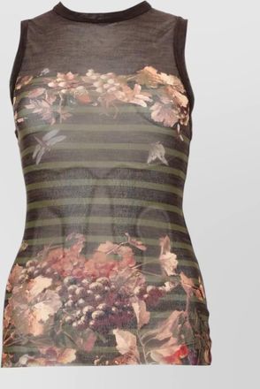 Jean Paul Gaultier printed tank top