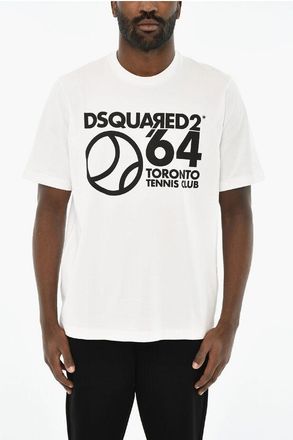 Dsquared2 Cotton Crew-neck T-shirt with Print size S