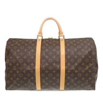 Louis Vuitton Pre-owned Weekend Bags, female, Brown, Size: ONE SIZE Pre-owned Keepall 50