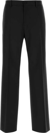 Dolce & Gabbana Black Stretch Wool Pant