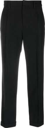 Dsquared2 slim-fit tailored trousers - women - Virgin Wool/Cotton - 38 - Black