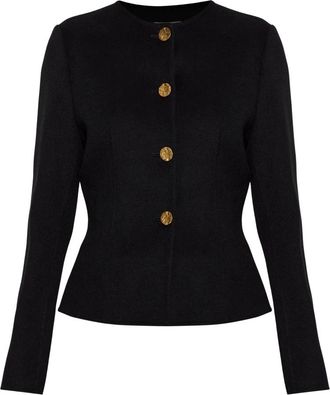 Arma Lorena Wol Jas - Dames - Blazers - Zwart - M - Wol - Jassen