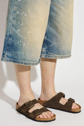 Birkenstock Arizona Slides, Mens, Brown