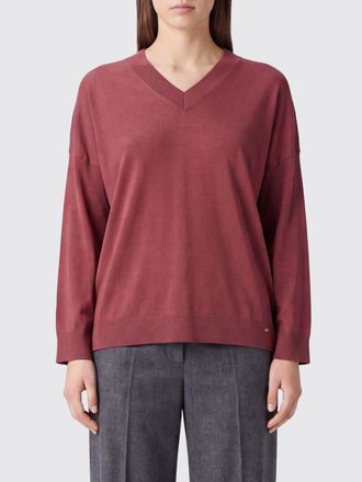 Herno Maglia in lyocell con scollo a V e stampa Teddy Bear