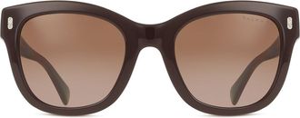 Ralph Lauren RA5301U Polarized 6055T5 Womens Sunglasses Brown Size 52