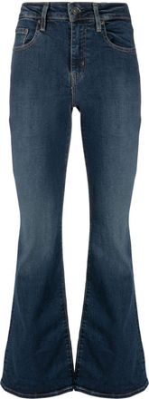 Levi's 726 high-rise flared jeans - women - Cotton/Elastomultiester/Elastane/Lyocell - 31 - Blue